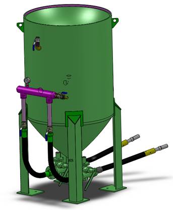 TS-800-2開放式噴砂機(jī) （手動控制）